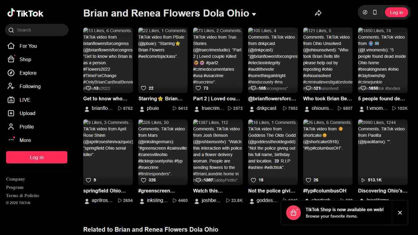 Brian and Renea Flowers Dola Ohio TikTok