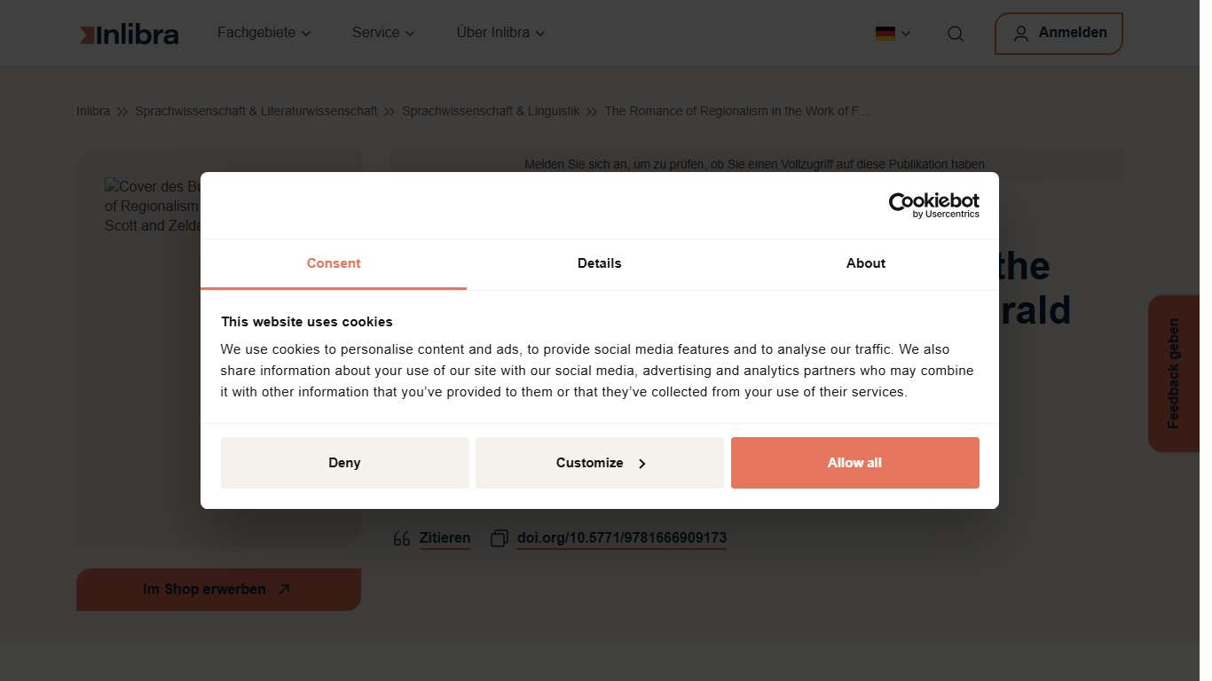The Romance of Regionalism in the Work of F. Scott and Zelda Fitzgerald - Inlibra