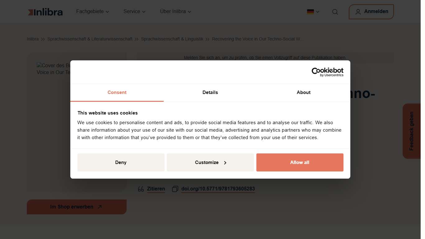 Recovering the Voice in Our Techno-Social World - Inlibra