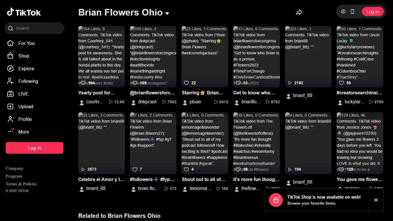 Brian Flowers Ohio TikTok